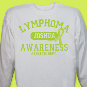 Lymphoma Awareness Athletic Dept. Long Sleeve Shirt