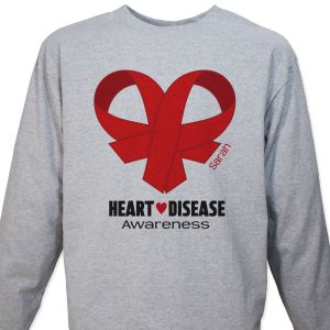 Heart Disease Awareness Long Sleeve Shirt