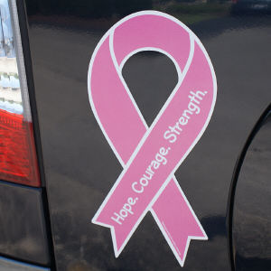 Breast Cancer Awareness Car Magnet