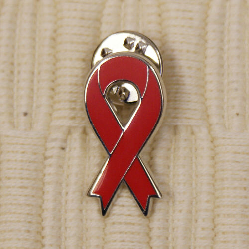 Red Awareness Pin | MyWalkGear.com