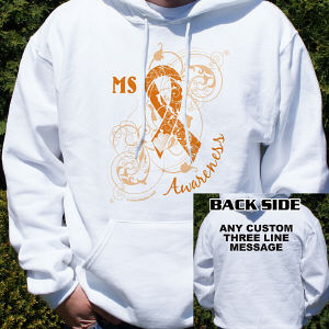 Personalized MS Awareness Hooded Sweatshirt