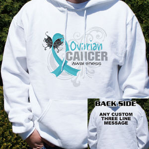 Ovarian Cancer Awareness Hooded Sweatshirt