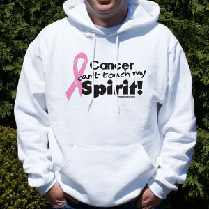 Pink Hope Ribbon Spirit Hooded Sweatshirt