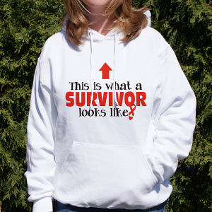 Cancer Survivor Hooded Sweatshirt