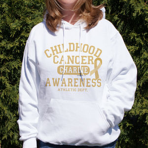 Childhood Cancer Awareness Athletic Dept. Hooded Sweatshirt