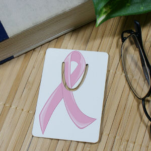 Breast Cancer Pink Hope Ribbon Bookmark