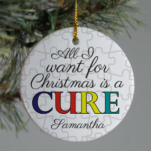 Autism Ribbon Awareness Ornament