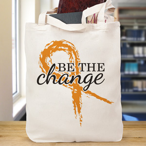 Be The Change Awareness Tote Bag