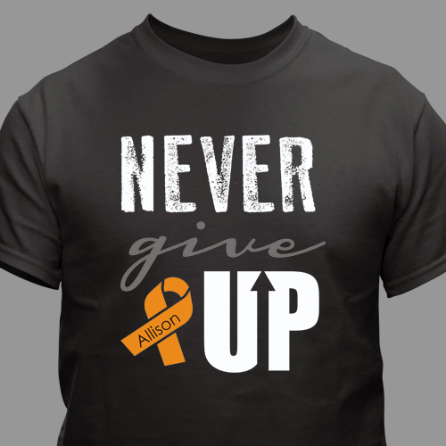 Never Give Up T-Shirt | MyWalkGear.com