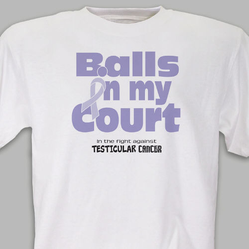 Testicular Cancer Awareness T-Shirt | MyWalkGear.com