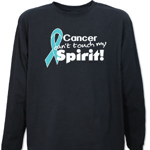 Teal Hope Ribbon Long Sleeve Shirt