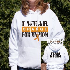 I Wear Orange Multiple Sclerosis Hooded Sweatshirt