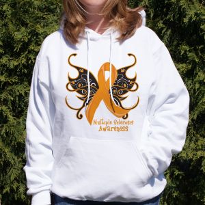 MS Butterfly Ribbon Hooded Sweatshirt