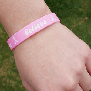 Pink Ribbon Breast Cancer Bracelet