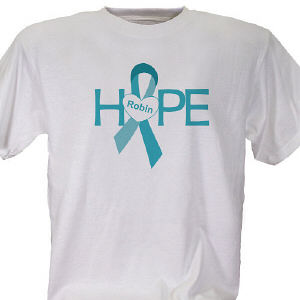 Ovarian Cancer Awareness Personalized T-shirt