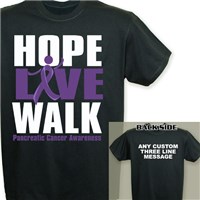 Hope Live Walk Pancreatic Cancer Awareness T-Shirt 34363X