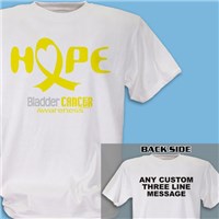 Hope Bladder Cancer Awareness T-Shirt 34444X