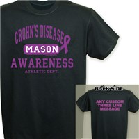 Crohns Disease Awareness Athletic Dept. T-Shirt 35302X