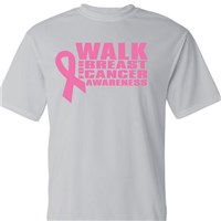 Walk for Breast Cancer Sports Performance Awareness Shirt C234237X