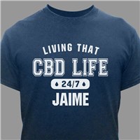 Personalized Living That CBD Life T-Shirt 314886X