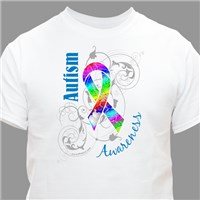 Autism Ribbon Awareness T-Shirt | Autism Awareness Shirts