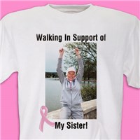 Breast Cancer Support Photo T-Shirt 33664X