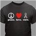 Peace Love Cure Diabetes T-Shirt 310209X