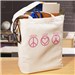 Peace Love Hope Tote Bag | Breast Cancer Awareness Gifts