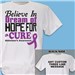 Believe In A Cure Alzheimer's Awareness T-Shirt 34239X
