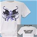 Cancer Survivor Butterfly T-Shirt 34303X