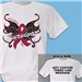 Multiple Melanoma Survivor Butterfly T-Shirt 34308X
