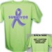 Pancreatic Cancer Hope Ribbon Survivor T-Shirt 34317X