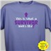 Personalized What A Cancer Survivor Looks Like T-Shirt 35876X