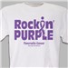 Rockin' Purple Pancreatic Cancer Awareness T-Shirt 37094X