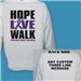 Hope Live Walk Pancreatic Cancer Awareness Long Sleeve Shirt 9074363X