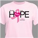 Personalized Always Have Hope Survivor Ribbon T-Shirt | Breast Cancer Survivor Shirt