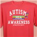 Personalized Autism Awareness Athletic Dept. T-Shirt | Autism Awareness Shirts