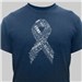 Ribbon Word-Art T-Shirt | Cancer Shirts