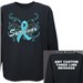Cervical Cancer Survivor Butterfly Long Sleeve Shirt 9074309X